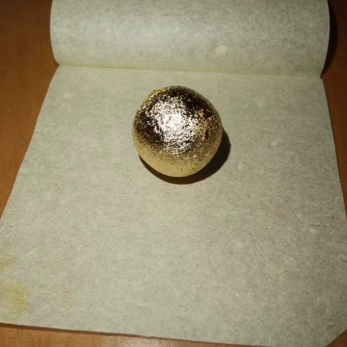药用足金真金箔包中药金铂牛黄丸黄金薄纸蜜丸医用24K99纯金衣