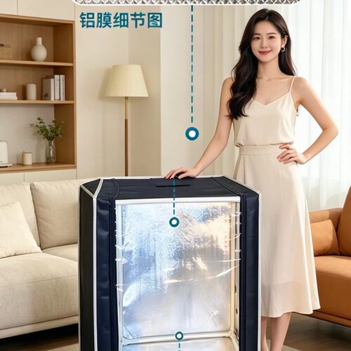 拓竹a1封箱3d打印机保温罩a1mini密封箱a2l可烘干防尘罩排气风