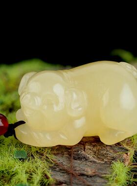 十二生肖玉坠挂件立体生肖猪吊坠