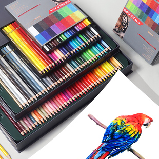 秀普富莱卡勒 彩铅彩色铅笔美术生儿童小学生美术画画专用绘画手绘涂色彩笔18色24色36色48色72色120色 油性