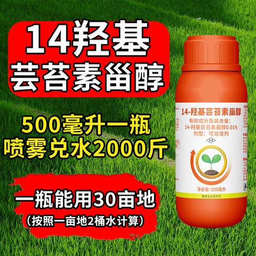 奥潍奥丰14羟基芸苔素甾醇增强光合农用正品农药植物生长调节剂