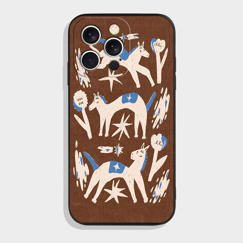 万马奔腾 适用iPhone16pro苹果17promax手机保护壳2026马年新款16搞怪趣味15独特14小众不会撞壳本命年mate80