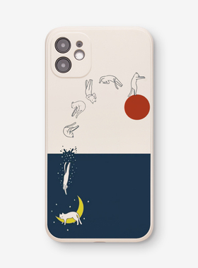 夜猫iphone17promax手机壳16网红15创意12适用14苹果xs小米13华为mate50pro荣耀80个性vivox90小众新款p60/40