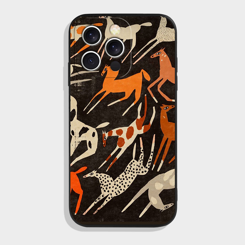 万马奔腾 适用iPhone苹果17promax手机保护壳2026马年新品16搞怪趣味15本命小众14不会撞壳可爱13华为pura70