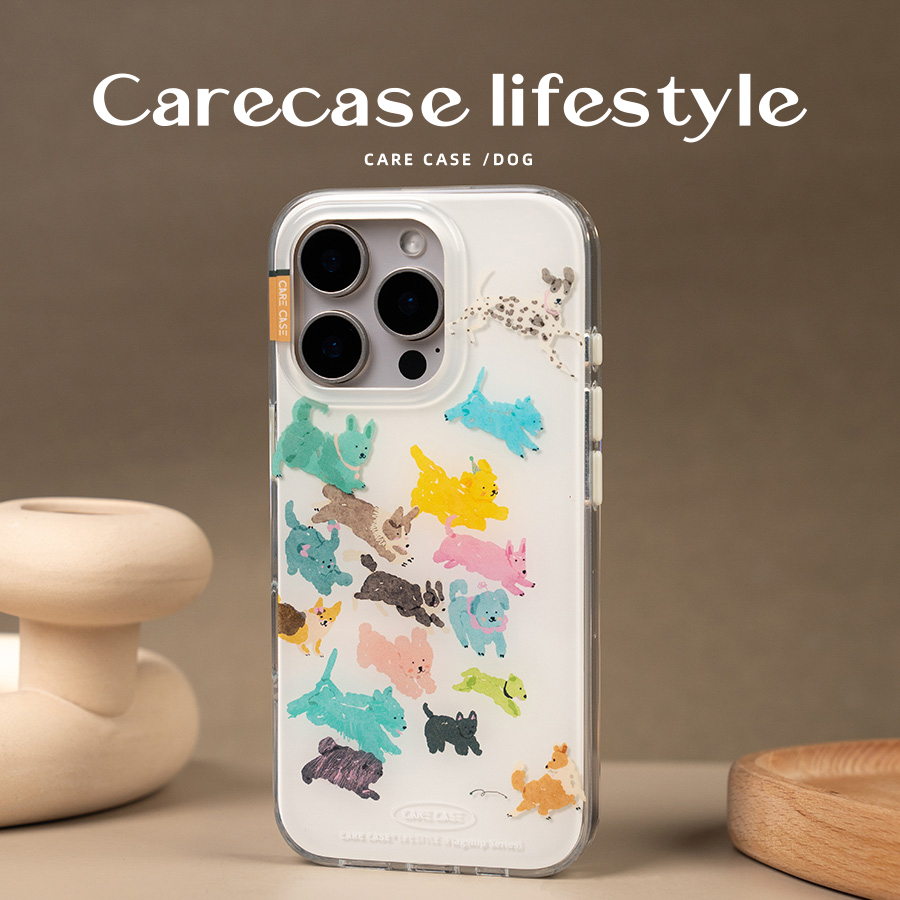 CARECASE奔跑的狗狗手机壳