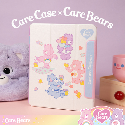 CARECASE x CareBears联名 爱心涂鸦熊iPad保护壳 可爱 原创设计 适用于苹果iPad Pro10.5英寸11寸12.9寸平板