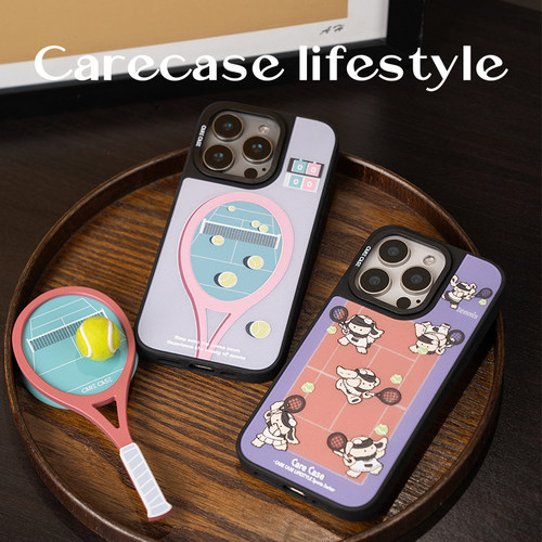 CARECASE黑框网球系列磁吸壳