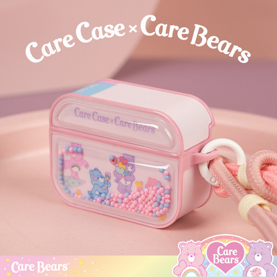 CARECASE爱心涂鸦熊泡泡珠耳机壳
