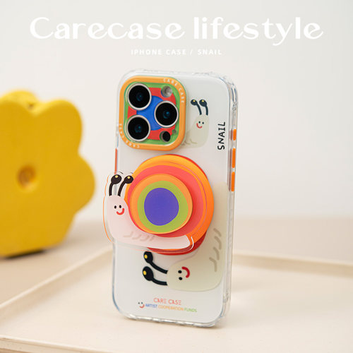 CARECASE彩虹蜗牛磁吸手机壳
