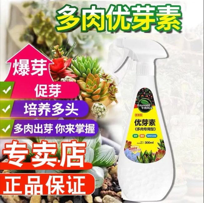 卡纳玛朵优芽素多肉植物专用爆芽素细胞分裂素促花芽花卉生长激素