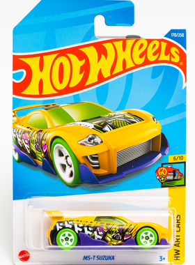 22年22年170号 MS-T SUZUKA 黄色 风火轮 HW ART CARS系列22J
