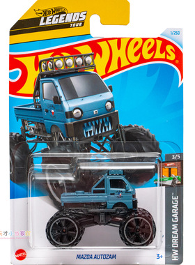 24年1号 MAZDA AUTOZAM 马自达 深蓝色 风火轮HW DREAM GARAGE系