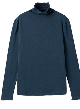 OTEX【清仓】丝棉女士高领长袖打底衫 桑蚕丝+棉混纺