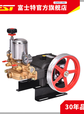 富士特FST-22H喷瓷免黄油农用柱塞泵 机动喷雾器打药机高压自吸泵