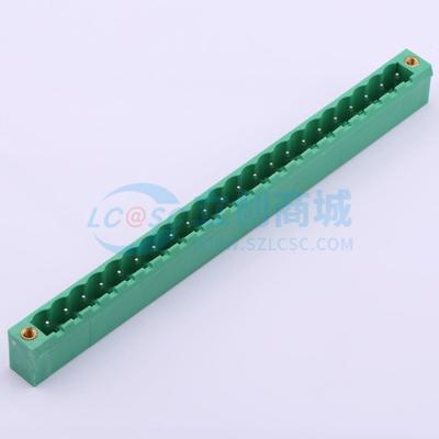 插拔式接线端子 MX2EDGRM-5.08-22P-GN01-Cu-A  5.08mm 1x22P