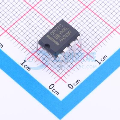 运算放大器 OP07CN DIP-8 原装正品 电子元器件配单