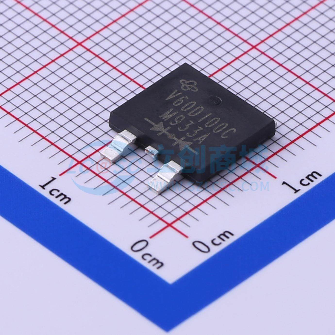 肖特基二极管 V60D100C-M3/I TO-263 100V 30A VISHAY(威世) 原装