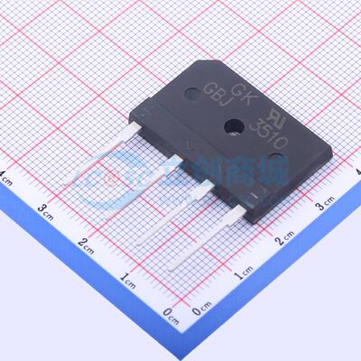 整流桥 GBJ3510 GBJ 1kV 35A GOODWORK(固得沃克) 电子元器件配单