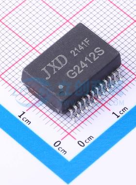 网口变压器 G2412S SMD-24P,17.8x12.3mm 单口 电子元器件配单