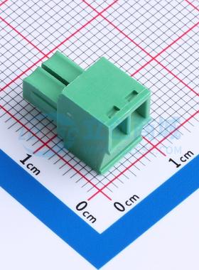 插拔式接线端子 MX15EDGK-3.5-02P-GN01-Cu-Y-A P=3.5mm 插头 1x2