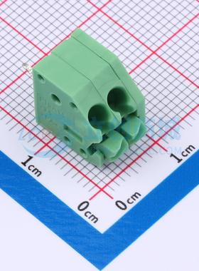 5只起 弹簧式接线端子 1985195 P=3.5mm 2P 原装正品 电子元器件