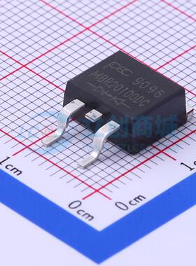 肖特基二极管 MBR20100DC_R2_10001 TO-263-3 100V 20A PANJIT(强