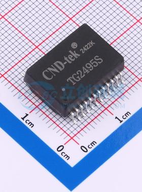 网口变压器 TG2495S SMD-24P,17.6x12.3mm 单口 电子元器件配单