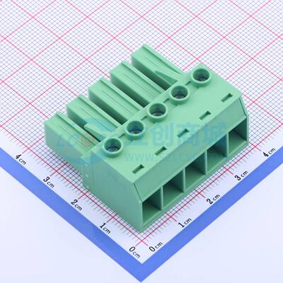 插拔式接线端子 JL5EDGKH-76205G01 P=7.62mm 插头 1x5P 原装正品