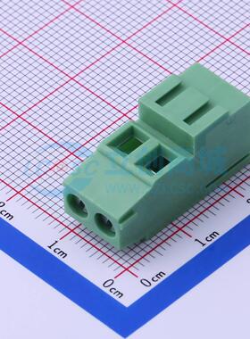 螺钉式接线端子 DB128H-5.0-2P-GN-S 插件,P=5mm 1x2P 电子元器件