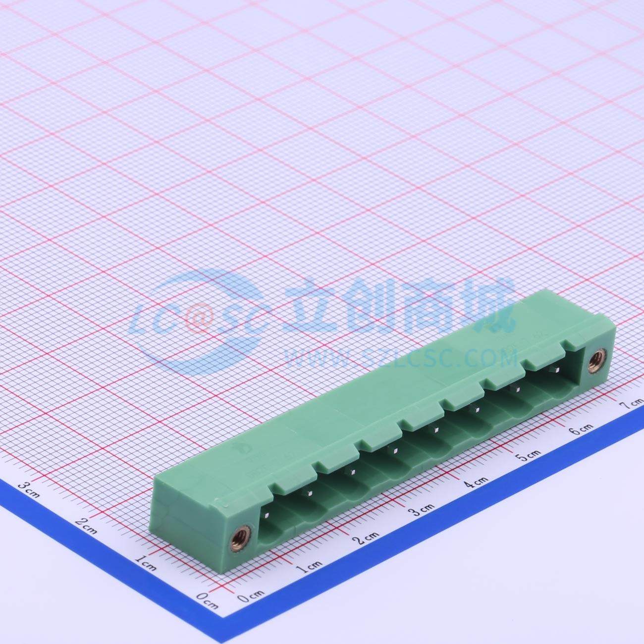 插拔式接线端子 DB2EVM-7.62-8P-GN  7.62mm 板端/插座-闭口 1x8P,电子元器件市场,连接器,淘宝优惠券,粉丝福利购,淘宝优惠卷