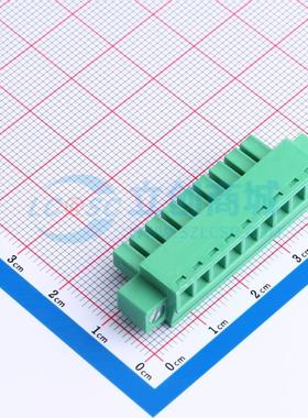 插拔式接线端子 MX15EDGKM-3.81-09P-GN01-Cu-Y-A P=3.81mm 插头