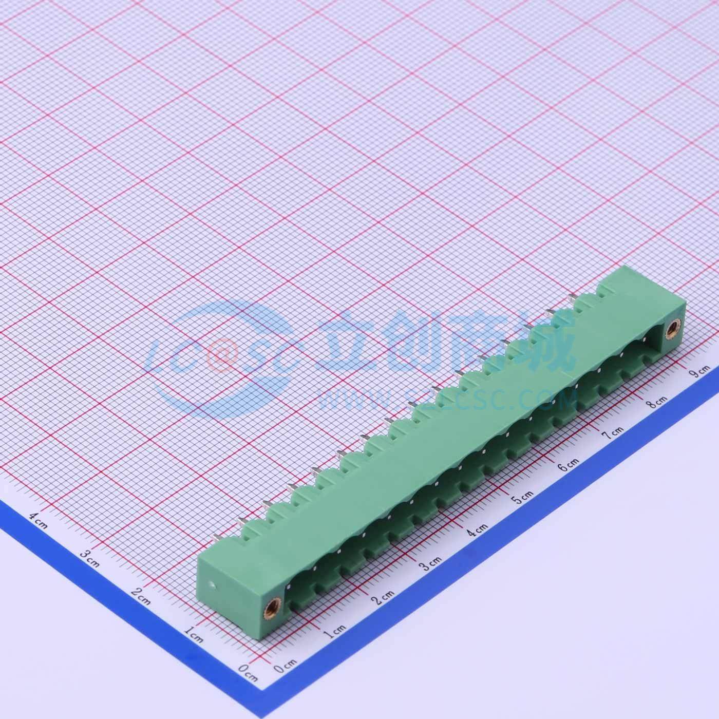 插拔式接线端子 DB2EVM-5.08-16P-GN  5.08mm 板端/插座-闭口 1x1,电子元器件市场,连接器,淘宝优惠券,粉丝福利购,淘宝优惠卷