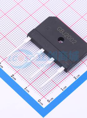 整流桥 GBJ2002 6GBJ 200V 20A CJ(江苏长电/长晶) 电子元器件