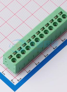 5只起 弹簧式接线端子 MX205V-5.0-12P-GN01-Cu-A 插件P=5mm 12P