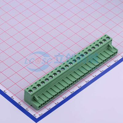 插拔式接线端子 WJ2EDGK-5.08-21P P=5.08mm 插头 1x21P 原装正品