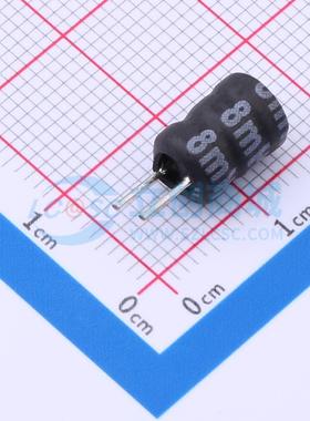 色环电感 XR6*8-802K-S 插件,D6xL8mm 8mH ±10%原装正品