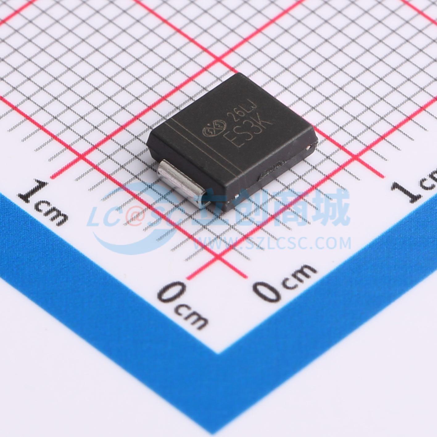 快恢复/高效率二极管 ES3K SMC 800V 3A JUXING(钜兴) 电子元器件