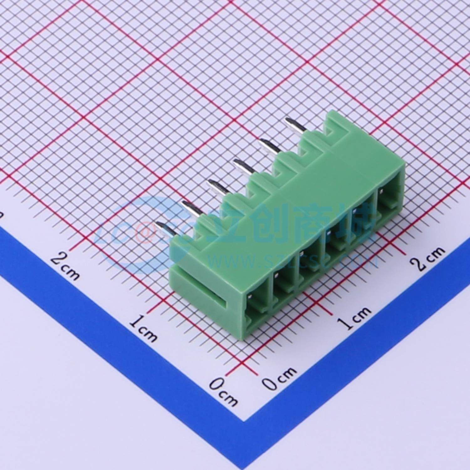 插拔式接线端子 KF2EDGV-3.5-6P 插件,P=3.5mm 板端/插座-闭口 1x,电子元器件市场,连接器,淘宝优惠券,粉丝福利购,淘宝优惠卷