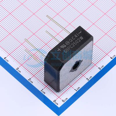 整流桥 GBPC2502W GBPC-W 200V 25A onsemi(安森美) 电子元器件