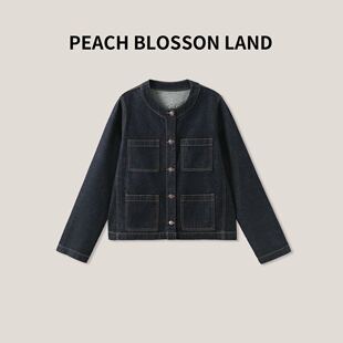 夹克衫 牛仔外套简约休闲气质短款 GDNZ120 春春Spring