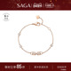 女士手链配饰时尚 SAGA 世家小鹊锁手链2026新款 轻奢镶钻小锁饰品