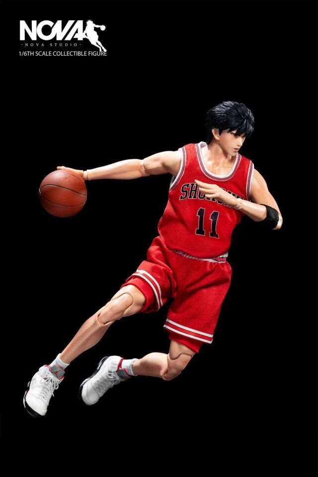 nova studio 灌篮高手 流川枫 11号 湘北五虎 兵人 可动 共鸣樱木