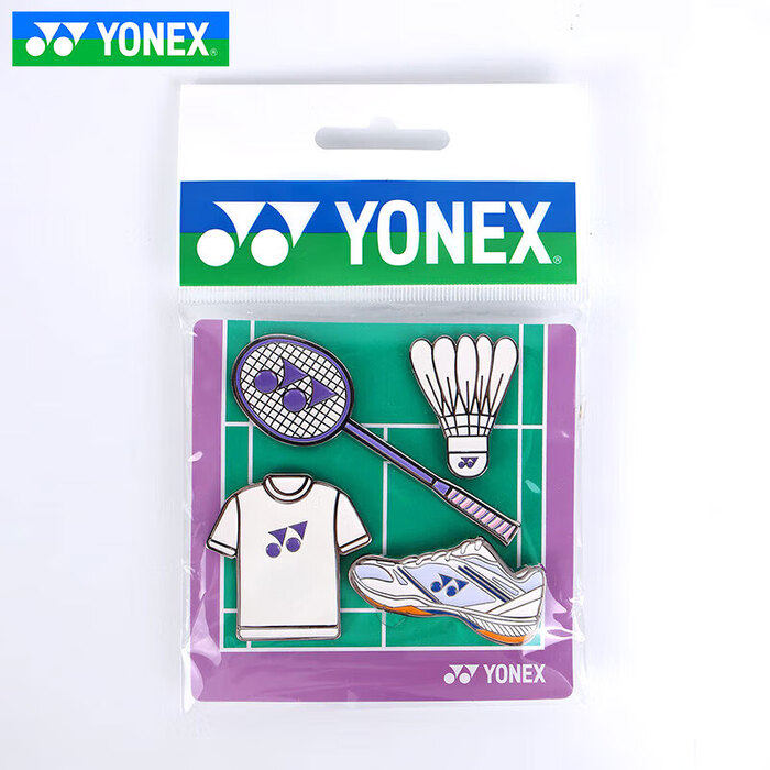 YONEX尤尼克斯徽章套装yy男女胸针纪念品礼品AC013095CR装饰挂件
