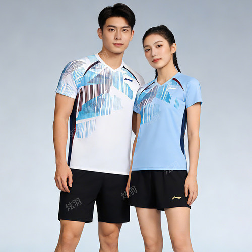 2026新款李宁羽毛球服短袖速干