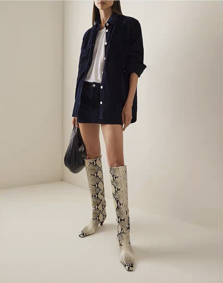 断码！特！美式通勤棉麻灯芯绒廓形衬衫外套