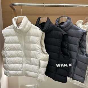 瑞瑞韩系经典 立领简约百搭羽绒马甲HYAT198