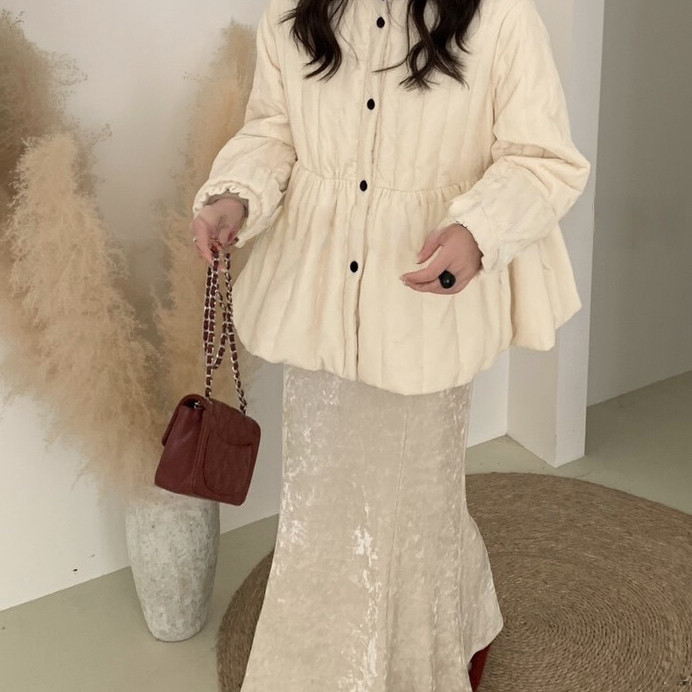 瑞瑞小众设计定款精心打扮过年氛围可爱保暖羽绒服外套251803