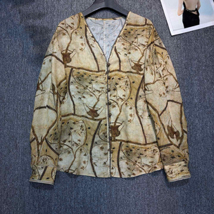 t919 高级感V领小衫 瑞瑞设计26年春款 极简大牌老钱新中式