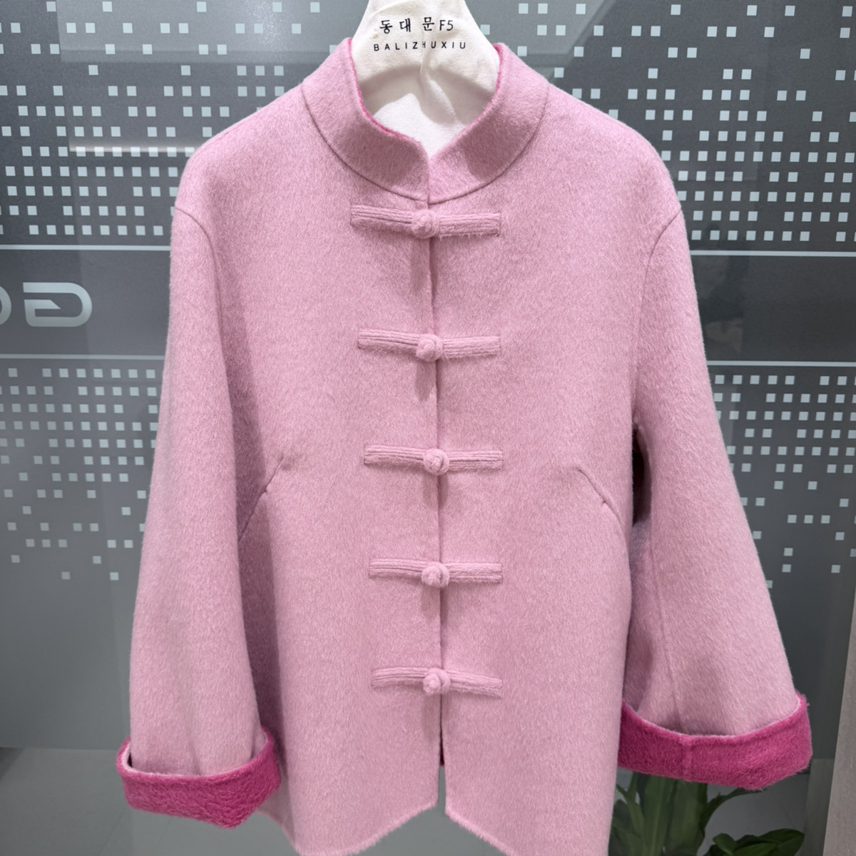 瑞瑞冬新品早冬新品大A版国风一手长大衣羊毛外套含100羊毛F8602