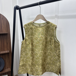 ysj 只卖马甲 Y385 浮光锦螺钿春色满园可单穿可叠穿马甲 瑞瑞款